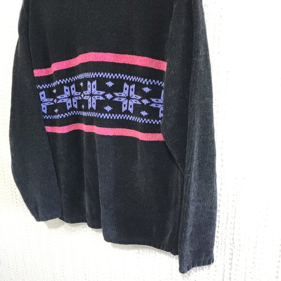 Vintage Partners 90's Turtleneck Holiday Sweater Women's Size Medium - Picture 8 of 12